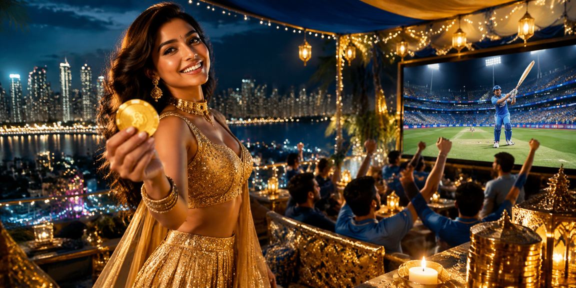 Indian player enjoying live casino games on mobile during cricket match