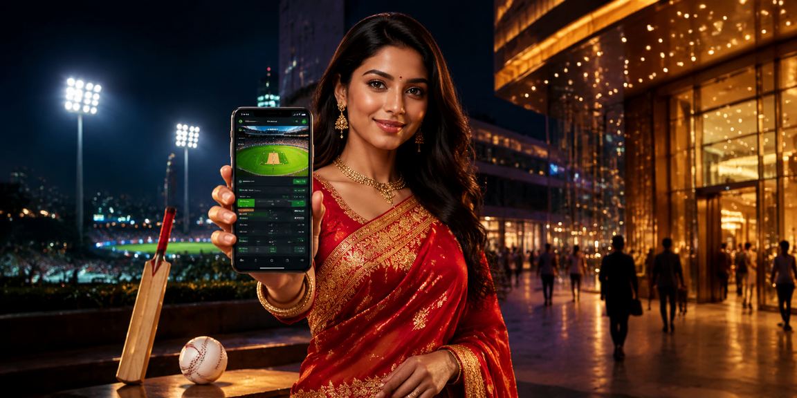 Indian player enjoying secure betting on mobile device